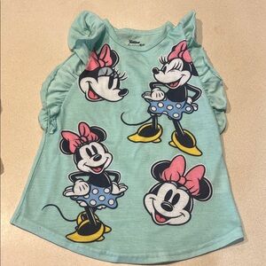 Disney Minnie Mouse Kids Tee - Light Blue